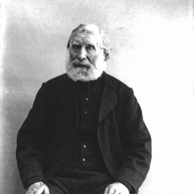 Pétur Jónsson Reykjahlíð. Myndin tekin um 1889-1920.