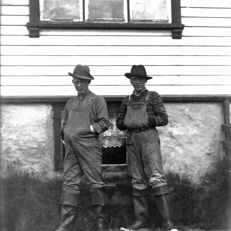 Bræðurnir Jakob Havsteen og Jóhann Havsteen.