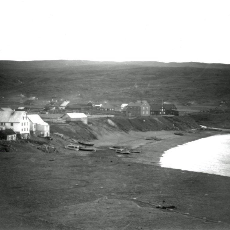 Húsavík um aldamótin 1900.