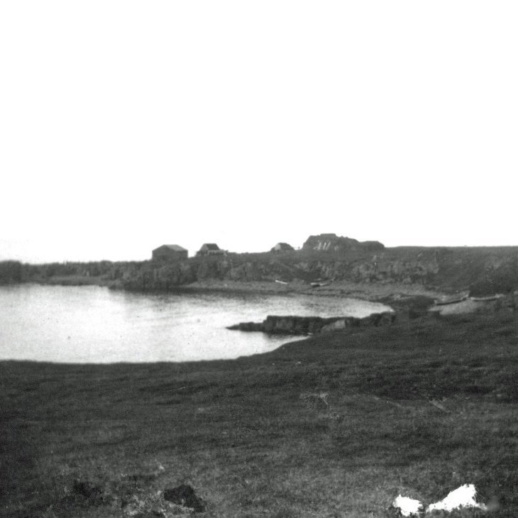 Frá Grímsey. Höfnin. Myndin tekin ca. 1898-1912.