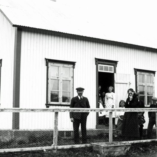 Óþekkt hús á Húsavík. Myndin tekin ca. 1898-1912.