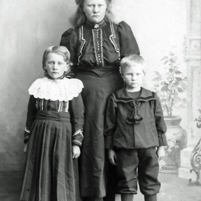 Börn Páls Sigurðssonar.