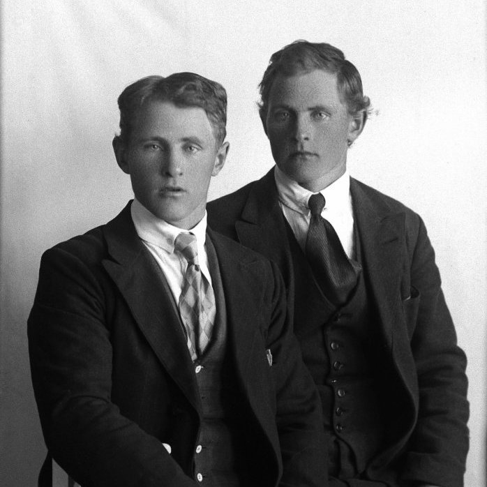 Arnór Kristjánsson og Kári.