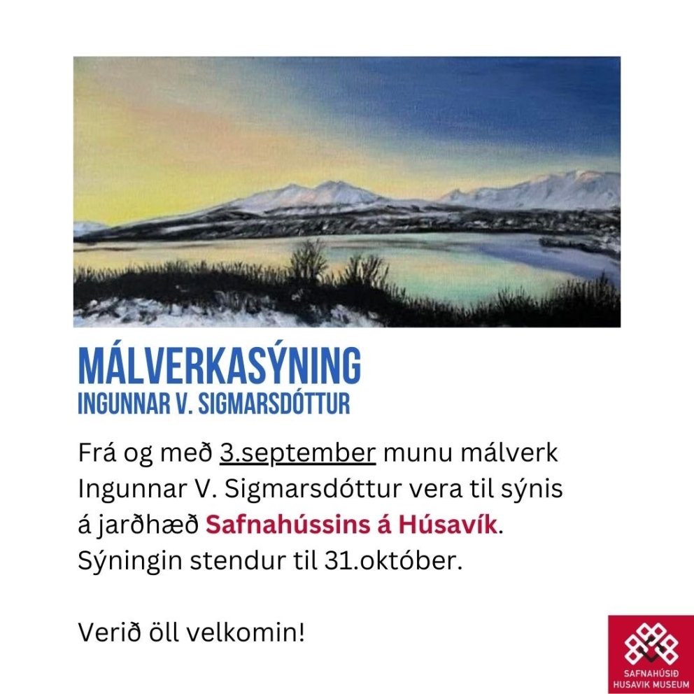 Málverkasýning Ingunnar V. Sigmarsdóttur
