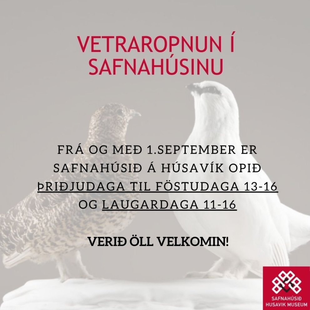 Vetraropnun í Safnahúsinu