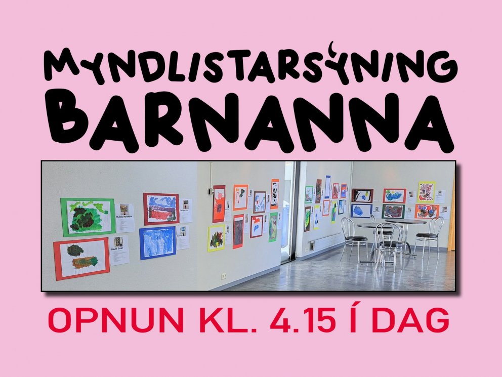 Myndlistarsýning barnanna