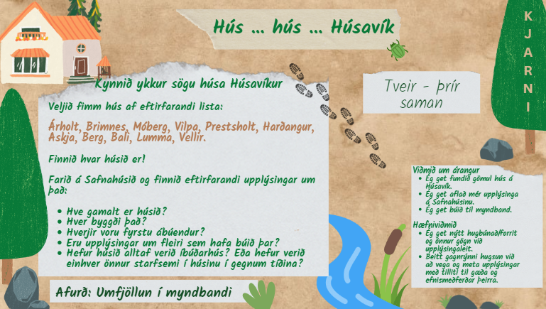 Nemendur Borgarhólsskóla í heimsókn