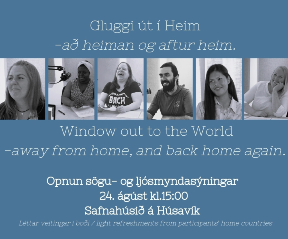 Gluggi út í heim - að heiman og aftur heim