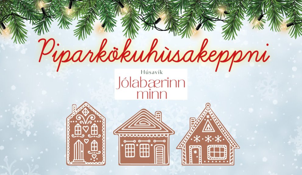 Piparkökuhúsakeppni - sýning í Safnahúsinu 2. desember