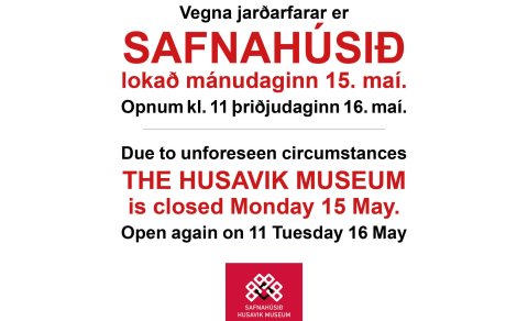 Lokað 15. maí í Safnahúsinu