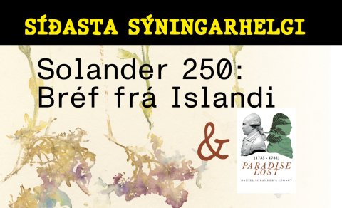 Síðasta sýningarhelgi!