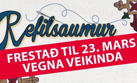 Refilsaumsnámskeiði frestað