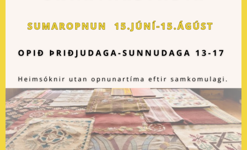 Sumaropnunartími í Sauðaneshúsi og á Snartarstöðum