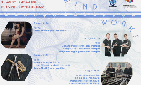 Tónlistarhátíðin Windworks í norðri í Safnahúsinu á Húsavík