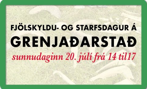 Fjölskyldu- og starfsdagur á Grenjaðarstað