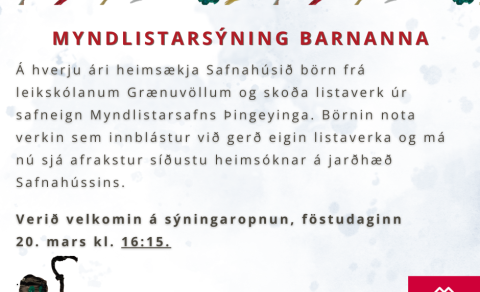 Myndlistarsýning barnanna