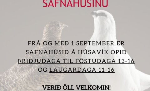 Vetraropnun í Safnahúsinu