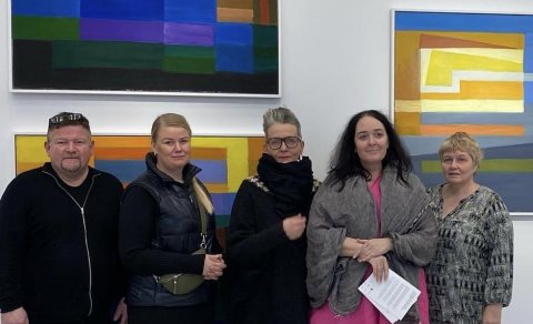 Starfsfólk MMÞ í safnaheimsókn