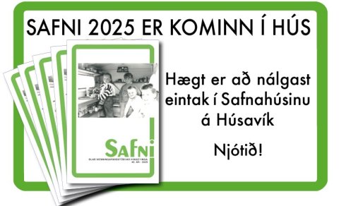 Safni 2025 er kominn í hús