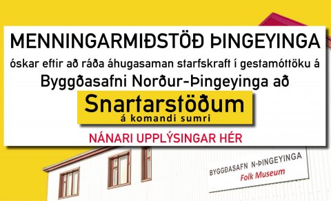 Sumarstarf á Snartarstöðum