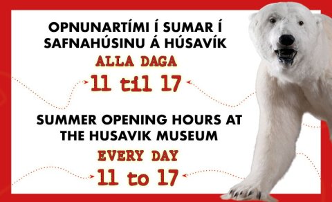 Sumaropnunartími í Safnahúsinu