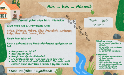 Nemendur Borgarhólsskóla í heimsókn