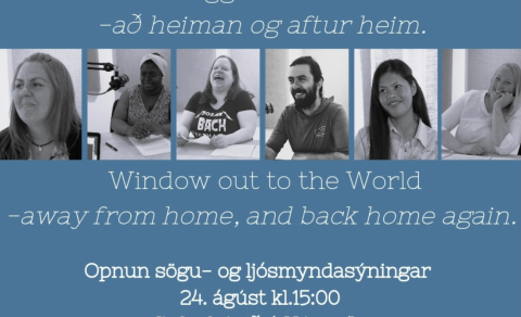 Gluggi út í heim - að heiman og aftur heim