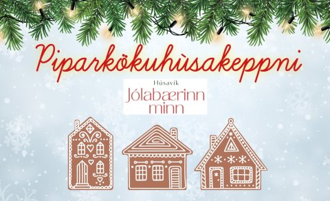 Piparkökuhúsakeppni - sýning í Safnahúsinu 2. desember